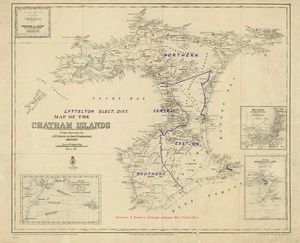 New Zealand. Department of Lands and Survey :Map of the Chatham Islands [map with ms annotations]. 1919