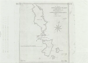 Pickmere, Arthur Hereward, 1905-1973 :Poor Knights Islands Coast Chart [facsimile]. 1925