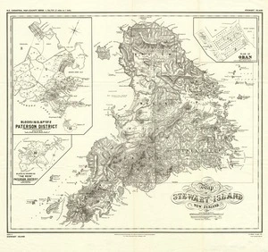 New Zealand. Department of Lands and Survey :Map of Stewart Island, New Zealand [map with ms annotations]. Fourth Edition, 1 June 1955