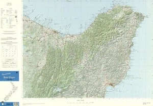 New Zealand. Department of Survey and Land Information :Terrain Map East Cape [map with ms annotations]. Second edition, 1987