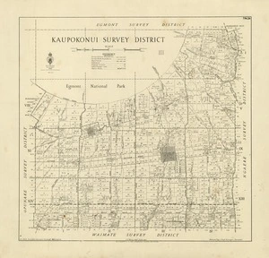 New Zealand. Department of Lands and Survey : Kaupokonui Survey District [map with ms annotations]. 1941