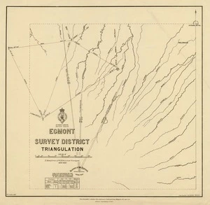 New Zealand. Department of Lands and Survey : Egmont Survey District Triangulation [map]. April 1894