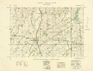 New Zealand. Department of Lands and Survey : New Zealand - Inglewood [map]. 1940