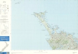 New Zealand. Department of Survey and Land Information :North Cape [map with ms annotations]. Second edition, 1989