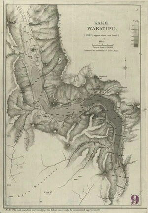 Royal Geographical Society : Lake Wakatipu [facsimile]. 1904