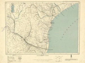 New Zealand. Department of Lands and Survey : New Zealand Four-mile sheet no. 29 [map with ms annotations]. 1943