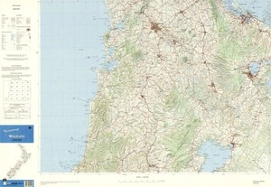 New Zealand. Department of Survey and Land Information :Waikato [map with ms annotations]. Second edition, 1987
