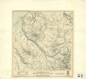 New Zealand Geological Survey : Topographical of Totara Survey District [map]. 1907