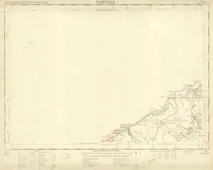 New Zealand. Department of Lands and Survey :Paringa NZMS 177 Sheet S 77 [map with ms annotations]. 1st Edition 1962