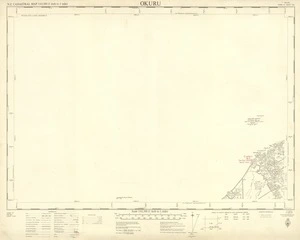 New Zealand. Department of Lands and Survey :Okuru NZMS 177 Sheet S 86 [map with ms annotations]. 1st Edition 1963