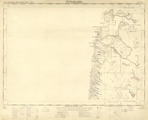 New Zealand. Department of Lands and Survey :Punakaiki NZMS 177 Sheet S 37 [map with ms annotations]. 1st Edition Sept 1961