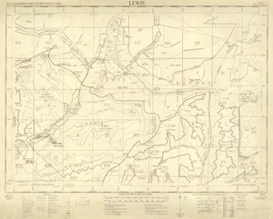 New Zealand. Department of Lands and Survey :Lewis NZMS 177 Sheet S 46 [map with ms annotations]. 1st Edition Sept 1961