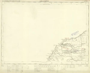 New Zealand. Department of Lands and Survey : Gillespies NZMS 177 Sheet S 70 [map with ms annotations]. 1st Edition, 1 March 1962