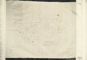 Mackay, James, 1831-1912 : Rough sketch plan of Tauranga District [facsimile]. 1867