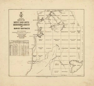 New Zealand. General Survey Office : Map of the Mount Eden South Meridional Circuit and Survey Districts [map with ms annotations]. 1880