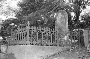 The grave of Isabella Chisholm and the Jack family, plot 102.R, Sydney Street Cemetery.