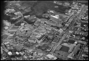 Aerial view of Wellington Public Hospital