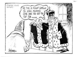 Hubbard, Jim :Charles could remarry. The Dominion 27 December 1995
