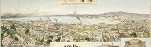 F W Niven & Co. :View of Wellington N Z from Aurora Terrace. F W Niven & Co. [lith. ca 1895]