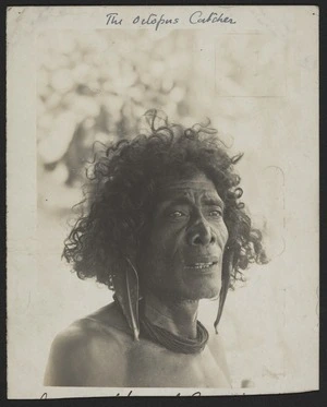 Ewekia, known as the octopus catcher, Banaba, Kiribati