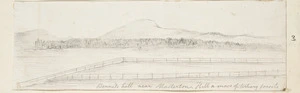 [Buchanan, John], 1819-1898 :Bennets hill near Masterton. Hill a mass of tertiary fossils [ca 1860?]