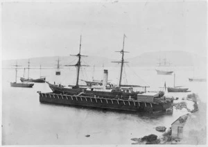 Captain George Edmonds' ship Airedale, Port Chalmers, Dunedin