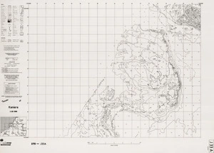 Topoplot 270-J33 A Kaniere - Contour