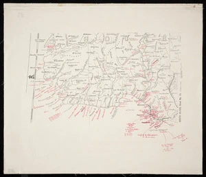 [Beattie, James Herries, 1881-1972] :[Map showing Maori placenames in Southland and Otago before 1840] [map with ms annotations].