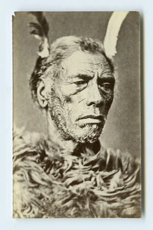 American Photo Company (Auckland) fl 1870s : [Maori portrait - Man]