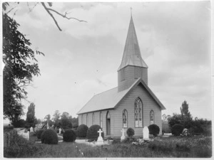 St John's Anglican Church, Te Awamutu - Photograph taken by William Beattie