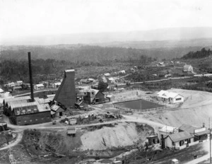 View of Waiuta township and the south shaft