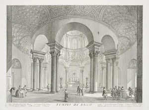 Piranesi, Giovanni Battista, 1720-1778 :Tempio di Bacco. Oggi S. Constanza fuori delle Mura ... Piranesi Architetto fec. [1756]