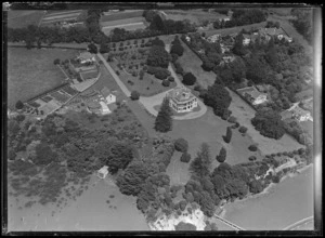 Aerial view of Remuera, Auckland, including Roselle House