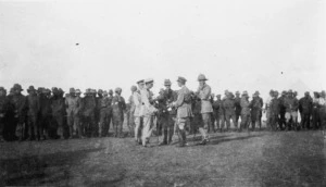 New Zealand Expeditionary Forces at a sports day at Richon Le Zion, Palestine, during World War I