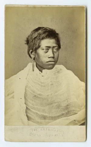 American Photo Company fl 1870s: [Unidentified Maori child]