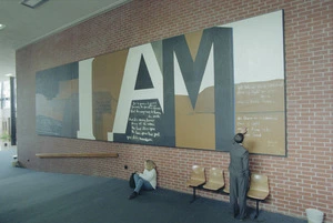 Gate III, painting by Colin McCahon - Photograph taken by Stuart Ramson