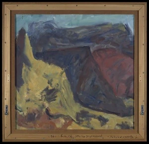 Woollaston, Mountford Tosswill (Sir), 1910-1998 :[Unfinished landscape painting. 1987?].