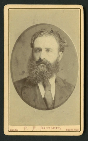 Bartlett, Robert Henry fl Auckland 1875-1880 : [Portrait - Man]