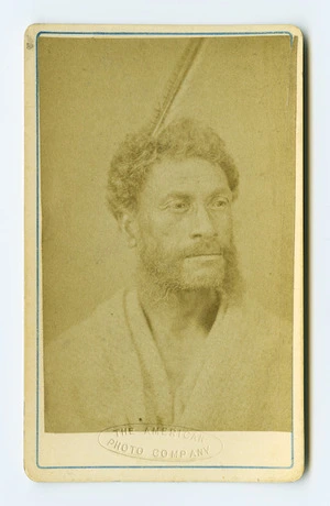 American Photo Company (Auckland) fl 1870s : [Unidentified Maori man]