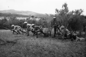 Second Maori Battalion in training - Photograph taken by an unknown photographer