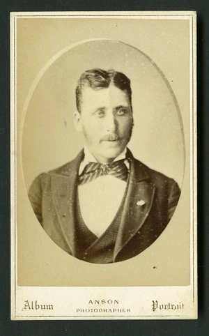 Anson Brothers fl 1878-1895 (Hobart) : [Portrait - Unidentified man]