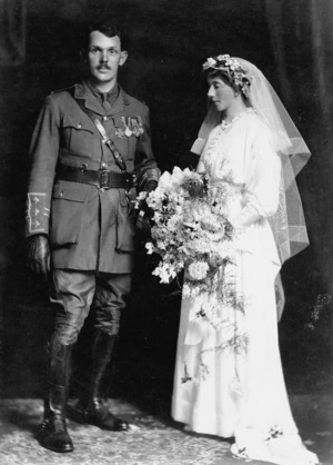 William James Hardham and his bride