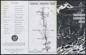 Tongariro National Park Board. Scientific Advisory Committee :Ohakune Mountain Road. Prepared by the Scientific Advisory Committee, Tongariro National Park Board, December 1967 [Cover spread].