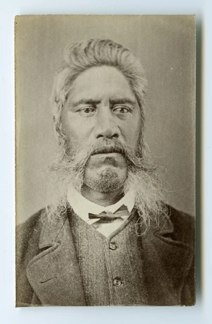 American Photo Company (Auckland) fl 1870s : [Maori portrait - Man]
