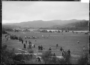 Rugby game at Manunui