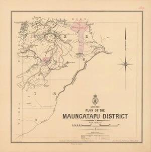 Plan of the Maungatapu District