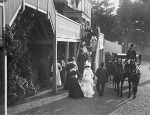 [Lord and Lady Ranfurly at Racecourse, Christchurch]