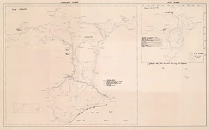 Map of Chatham Islands and Pitt Island