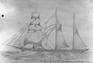 [Munro, John Alexander] 1872-1947 :Mission schooner "Southern Cross" (no. 3), 1893-1904, afterwards in intercolonial trade. [n.d.]