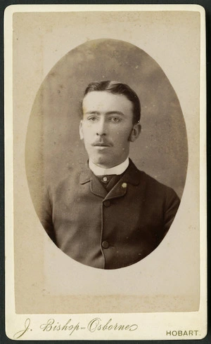 Bishop-Osborn, John fl 1879-1900 : Portrait of an unidentified man